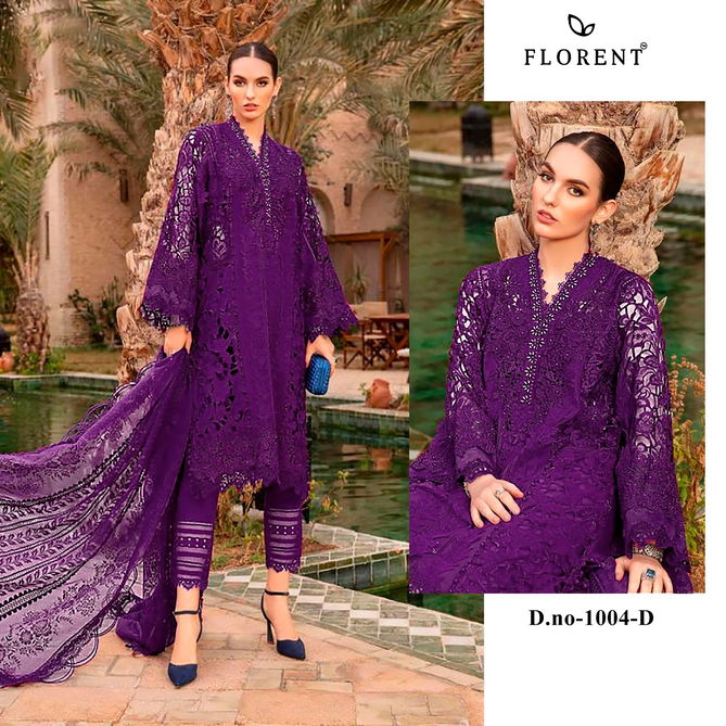 Maria B Colour Vol 1 By Florent Embroidery Cotton Pakistani Suits Wholesale Shop In Surat